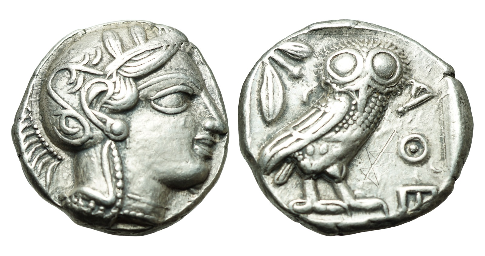 Attica Athens tetradrachm with Athena and owl